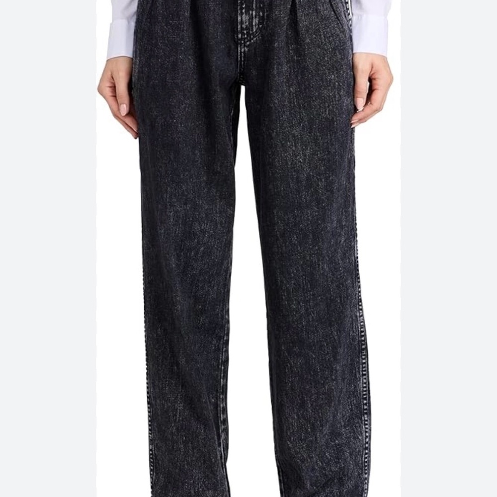 AMO Charcoal Straight Leg Jeans